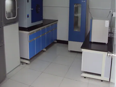 Quality-control laboratory at a partner facility